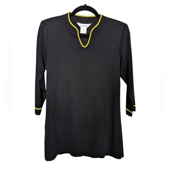 Exclusively Misook black tunic sz S - Picture 1 of 6